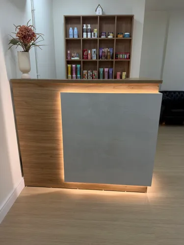 Balcão de recepção 