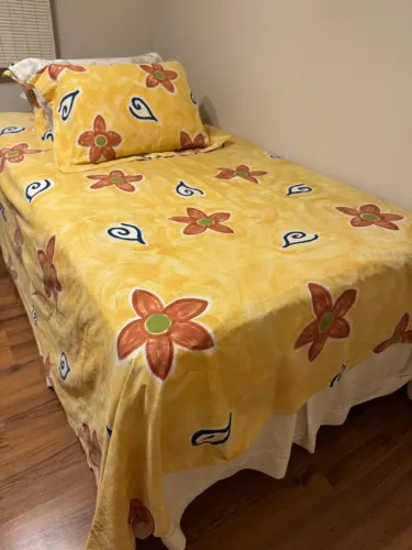 Cama box de viúvo com 2 colchões