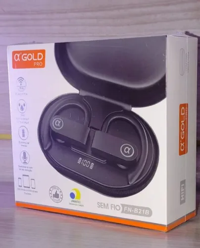 Fone Bluetooth A'Gold Pro FN-B21B Sport Original Lacrado Bluetooth 5.4 Novo