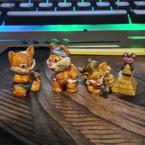 Coleção Kinder Ovo Gatos Do Egito Miaugipcios 