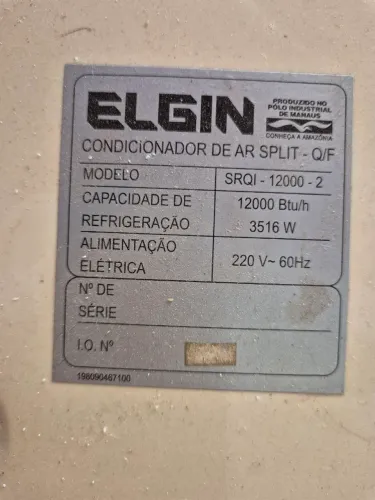 Ar condicionado Elgin 12000btus