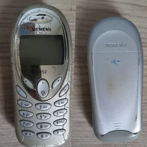 Celular Siemens A 52 Não Funciona Usado Sem Carregador Item para Colecionador