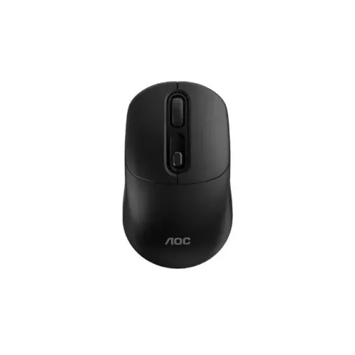 Mouse Sem Fio AOC MS300, 800-1600 DPI, 4 Botões, Design Ergonômico, Preto, 12x 4.90