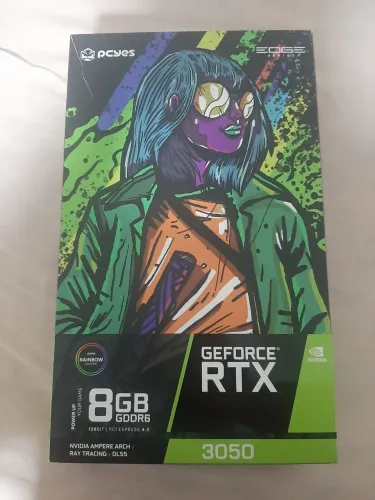 RTX 3050 8GB Pcyes Branca (APENAS 2 MESES DE USO!!!)
