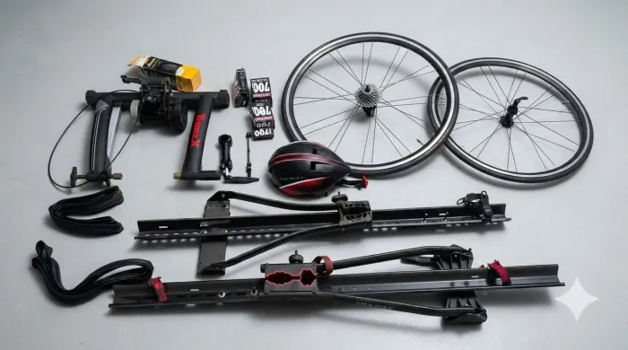 KIT CICLISMO COMPLETO: Rolo TranzX + Rodas Vzan + TransBikes + Acessórios