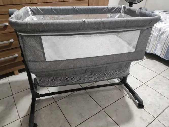 Berço Portátil Moisés Co-Bed (Acoplável) - Com Balanço e Mosquiteiro