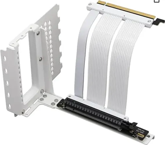 Kit de montagem de GPU vertical Formulamod 90 graus, PCIe 5.0 x16 - Branco (NOVO)