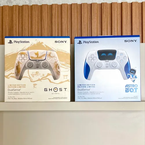 Controles Dualsense Astrobot + Ghost of Yotei LACRADOS PS5