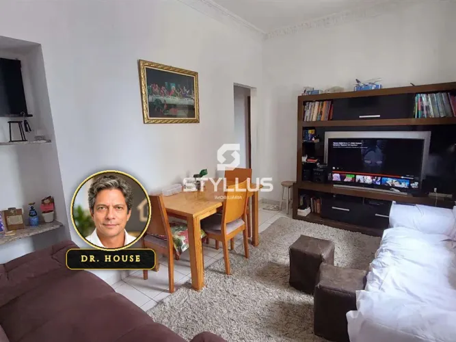 Apartamento Claro e Arejado com Varandinha em Rocha! M59F