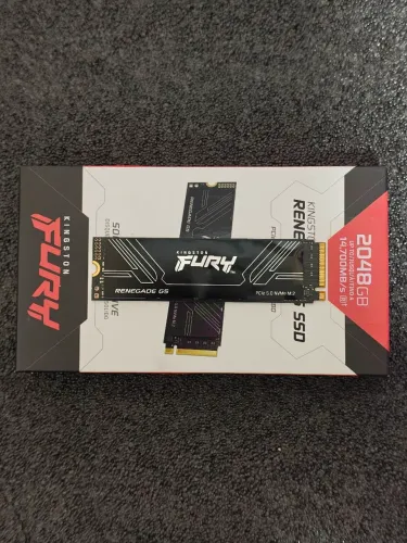 SSD NVMe M.2 2TB Kingston FURY Renegade G5 PCIe 5.0 (14700MB/s) - Novo
