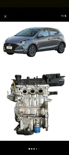 Motor Parcial Hb20 vison 1.0 3cc Flex 2023/2024