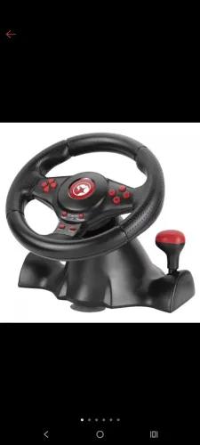 volante marvo gt-903, ps4, ps3, xbox one, xbox 360, switch, android, pc, 180°, com pedal