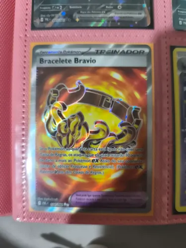 Carta pokémon Bracelete Bravio 