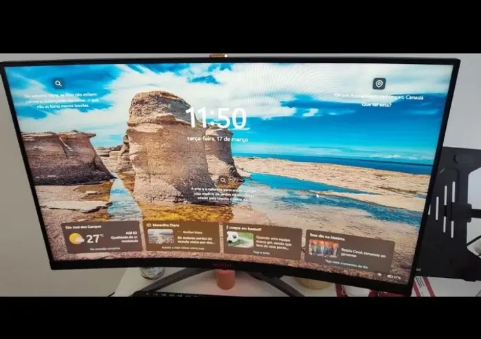 Monitor Gamer Agon tela curva