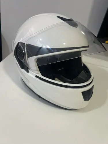 Capacete de moto tamanho 56 articulado