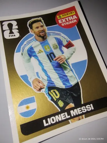 Figurinha Messi Legend Ouro 2026