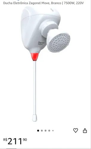 Ducha eletrônica move zagonel 220v
