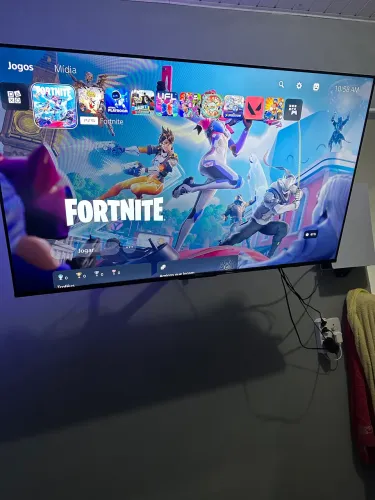 Ps5 com 2 controles e jogos