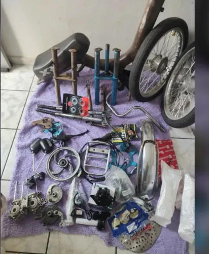 mobilete + peças