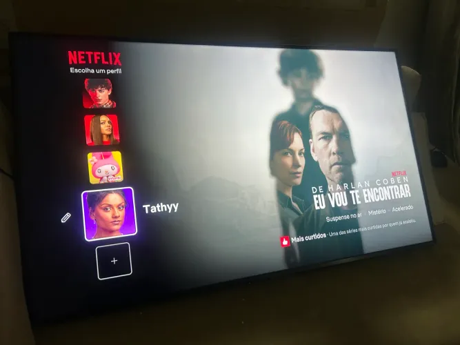 TV LG 55 polegadas SmartTV 4K com garantia! Entrega grátis! Suporte de parede novo