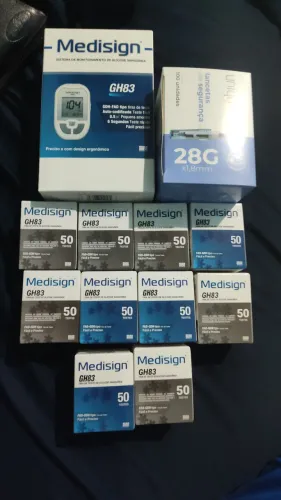 Vento um kit feridor de glicose  valor 180 