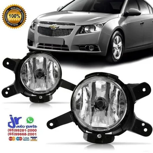 Par Farol de Milha Cruze Sedan Hatch Sport 11 12 13 14 15 Auxiliar Neblina