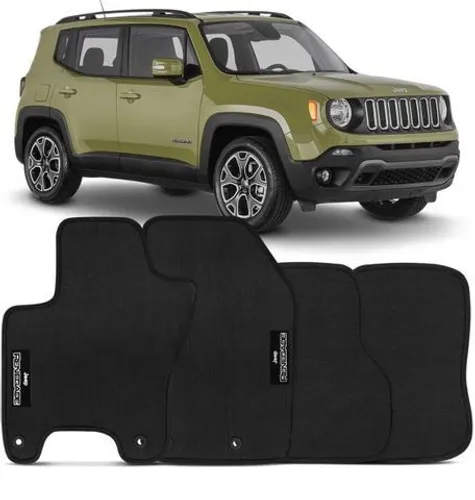 Tapete PVC Bordado 04 peças Renegade