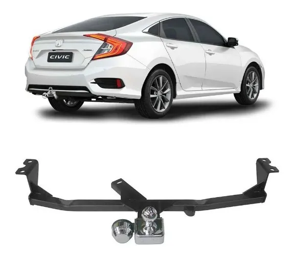 Engate Reboque Rabicho Honda Civic G10 Atos - 