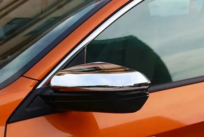 Par Aplique Capa Cromado Retrovisor Hoonda Civic G10
