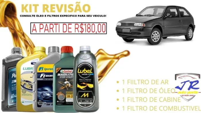Kit Troca de Óleo e Filtros 