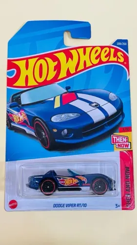 Hot Wheels - Dodge Viper RT/10 - 208/250 - Then And Now 3/10 - carrinho miniatura