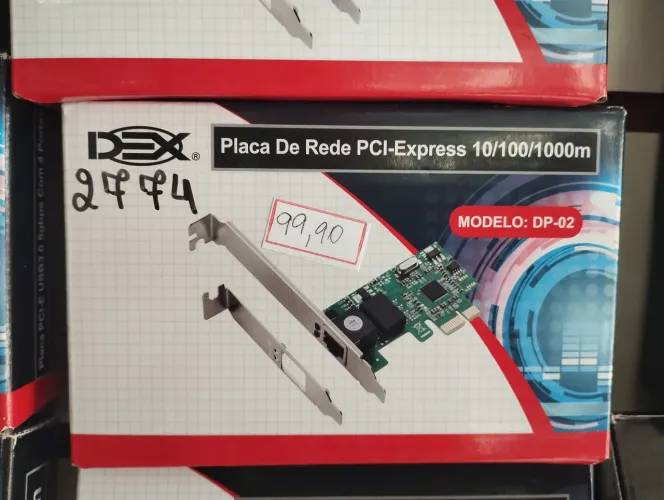 Placa de Rede PCI-Express 10/100/1000m