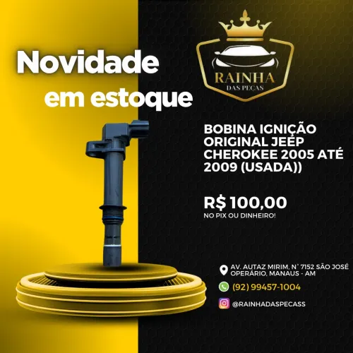 Bobina Ignição Original Jeep Cherokee 2005 até 2009 (Usada)