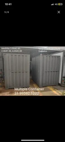 Vendo ou alugo contêiner 3x2 para obras em Belo Horizonte