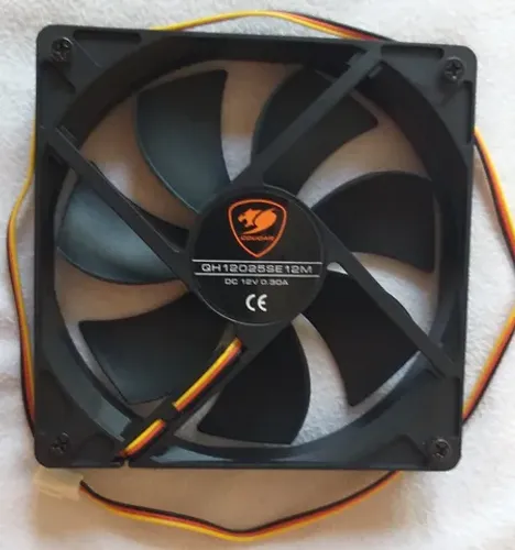 Cooler para computador, marca cougar, modelo QH12025SE12M, tamanho 12 x 12