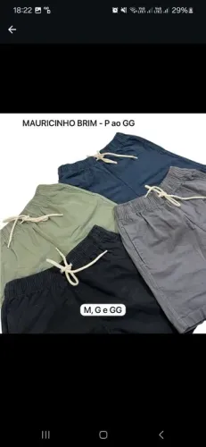 Shorts Mauricinho Brim 