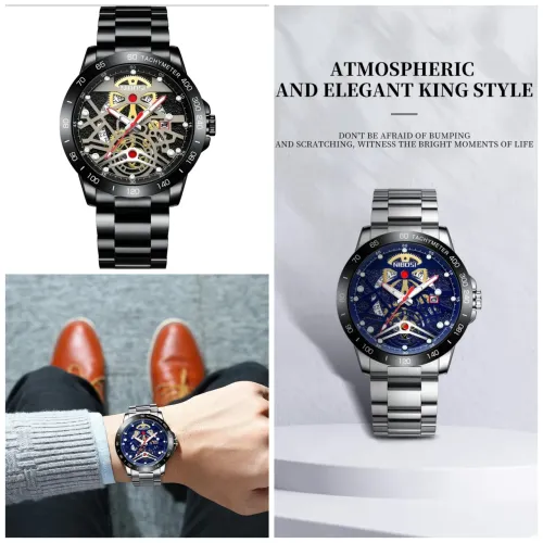 Relógio NibOSI com data aprova de água