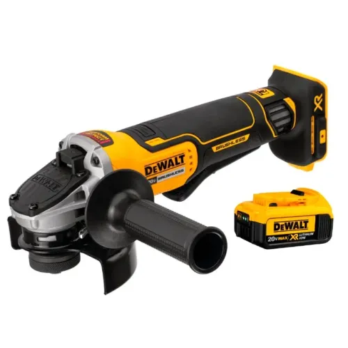 Kit Esmerilhadeira à Bateria 20V 4Ah Max Li-Ion Brushless Dewalt DCG413
