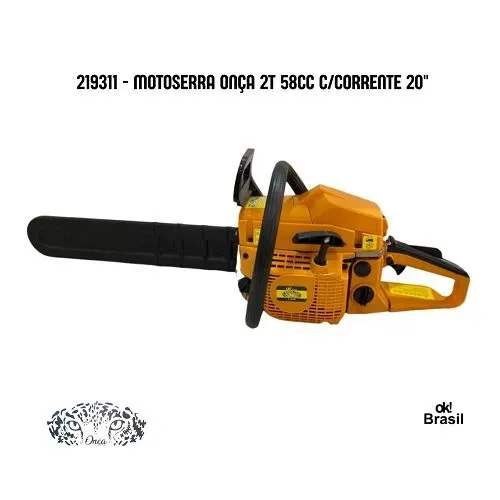 Moto Serra Onça 2T 58CC C/corrente 20"