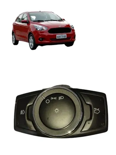 Comando botão farol milha Ford Ka 2015 
