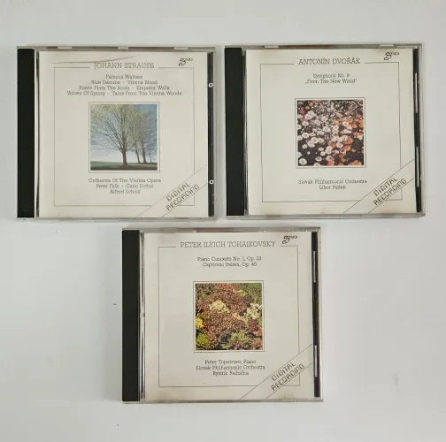 Lote 3 CDs Música Clássica Coleção Sonata Strauss Dvorak Tchaikovsky