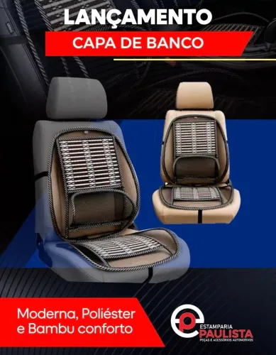 Capa de Banco Universal Encosto/Assento