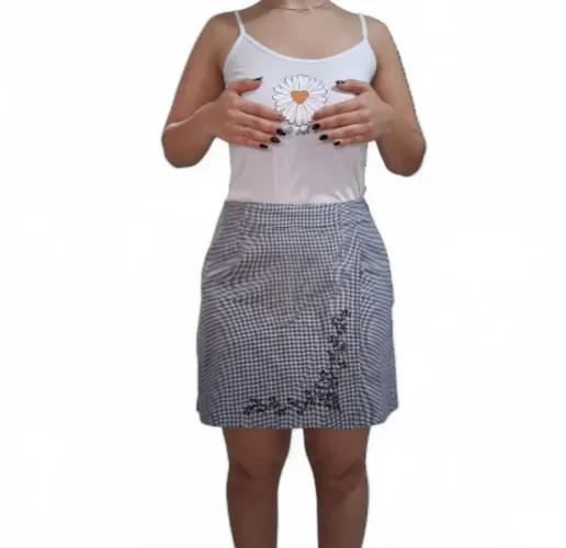 Short-saia Gingham da Liz Claiborne