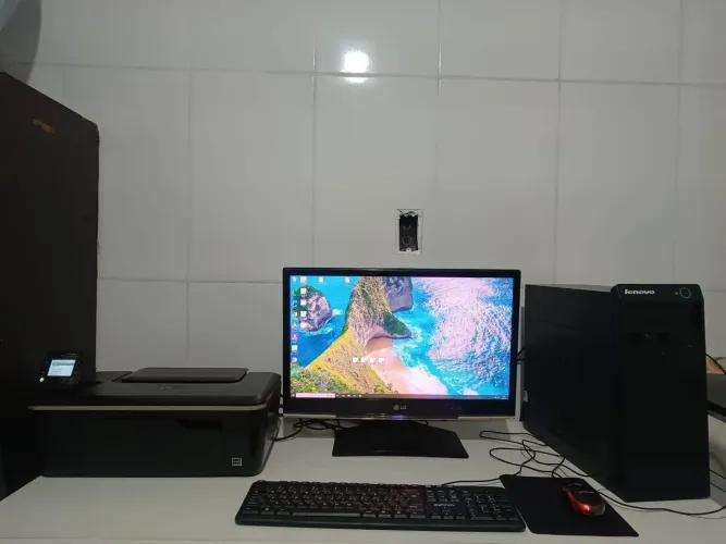Vendo Pc montado, monitor e impressora