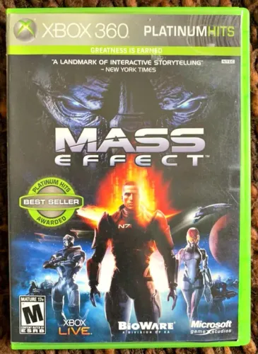MASS EFFECT ORIGINAL XBOX 360 BIOWARE MICROSOFT COMPLETO COM MANUAL ACEITO OLX PAY