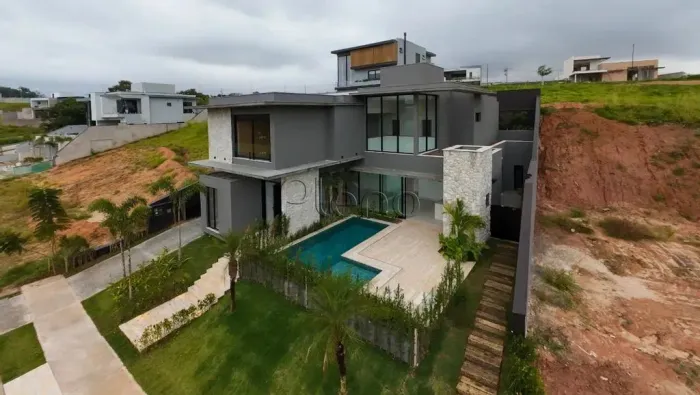 Sobrado à venda em Indaiatuba, Jardim Santa Rita, com 4 suítes, com 455.83 m², Villa dos P
