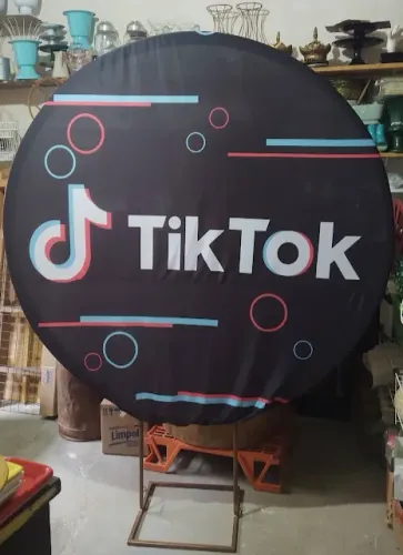 Painel Redondo Tik Tok