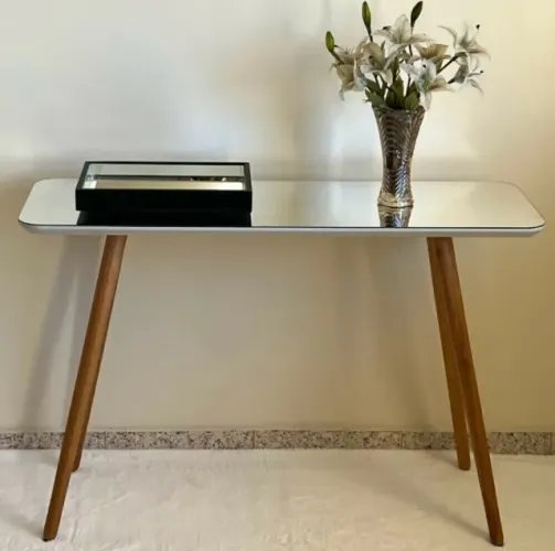 Aparador para Sala de Estar com Espelho - Entrega e Monta na Hora