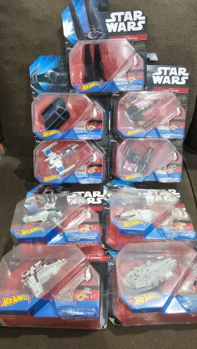 Kit Hot Wheels Nave Star Wars - 9 Naves Raras