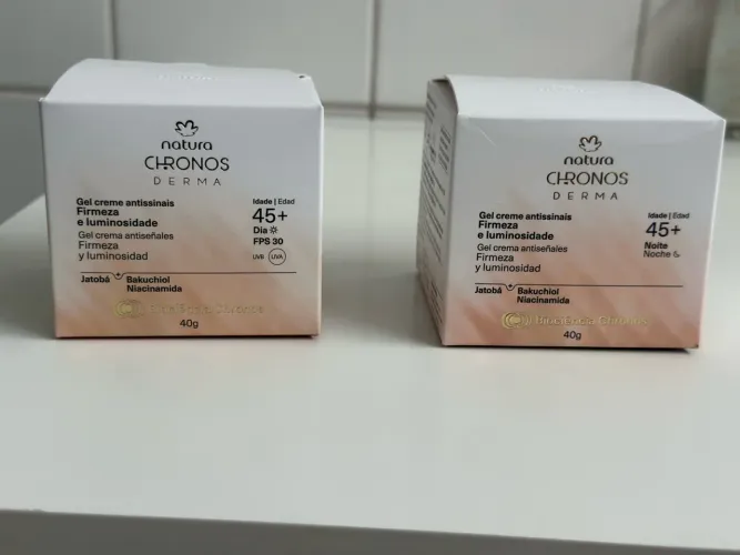 Creme Facial Natura Chronos 45+ Dia e Noite